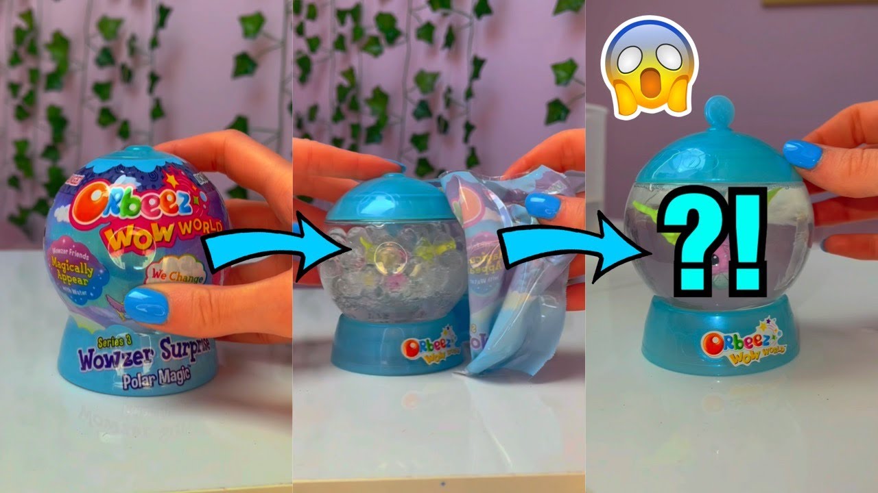 ⁣[ASMR] UNBOXING A MYSTERY ORBEEZ SNOW GLOBE!!😱✨*SURPRISE HIDDEN INSIDE*🤭 #Shorts