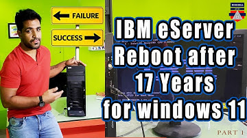 Booting the IBM eServer after 17  years for windows 11 |  XSeries 226 | will it work?