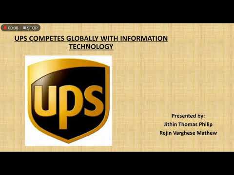 ups competes globally with information technology case study answers