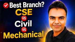 CSE Vs Mechanical Vs Civil Which BTech Branch in Best 2026, Salary, Govt Jobs, Future Scope in India