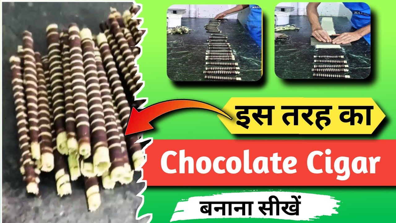 🤔 How To Make Chocolate  Cigarette | Create Your OWN Chocolate Cigar Masterpiece | chocolate Cigar 😍