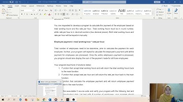 Programming Lab 4 (Function)