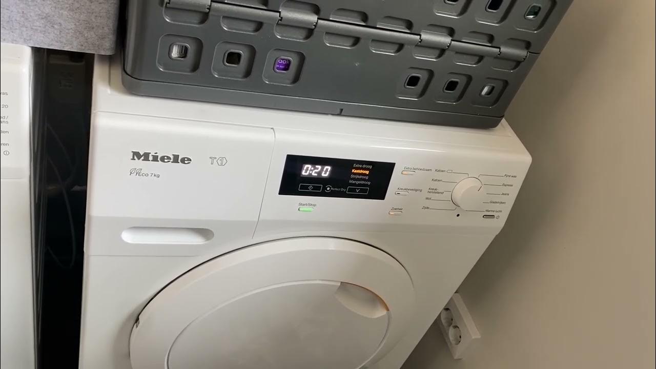 Miele warmtepompdroger storing YouTube