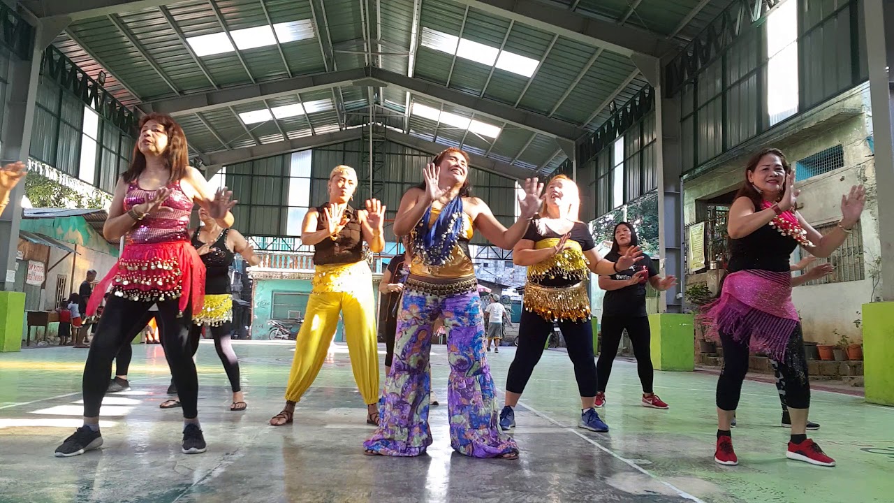 zumba gold in belly dancing attire(2) YouTube