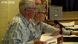 West Newbury Annual & Special Town Meeting |  2026
