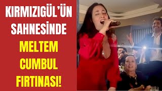 Mahsun Kırmızıgül’ü dinlemeye giden Meltem Cumbul, Halil Ergün ve Gül Sunal bakın nasıl eğlendiler..