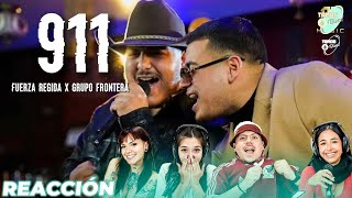 Fuerza Regida x Grupo Frontera - 911 [Official Video] | 🇦🇷 Reacción