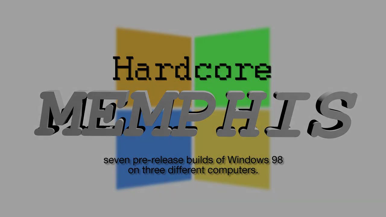 Hardcore Microsoft Memphis - Seven Windows 98 Pre-Release Builds