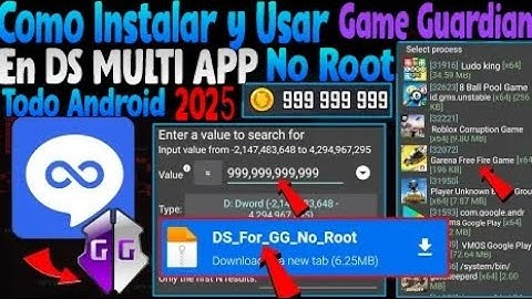 Como Instalar y Usar Game Guardian en DS Multi App Sin Root en Cualquier Dispositivo Android || 2025