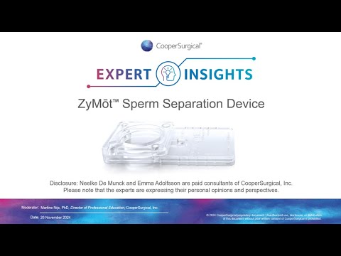 Expert Insights: ZyMōt™ Sperm Separation Device - video from Embryo Options