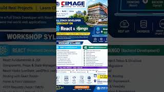 Full Stack Developer Workshop 2026 🚀  React &amp; Django CIMAGE College Patna 9th &amp; 10th Oct #fullstack