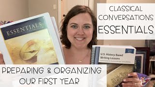 Prep and organization for our *first year* of Classical Conversations ESSENTIALS {Cycle 3}