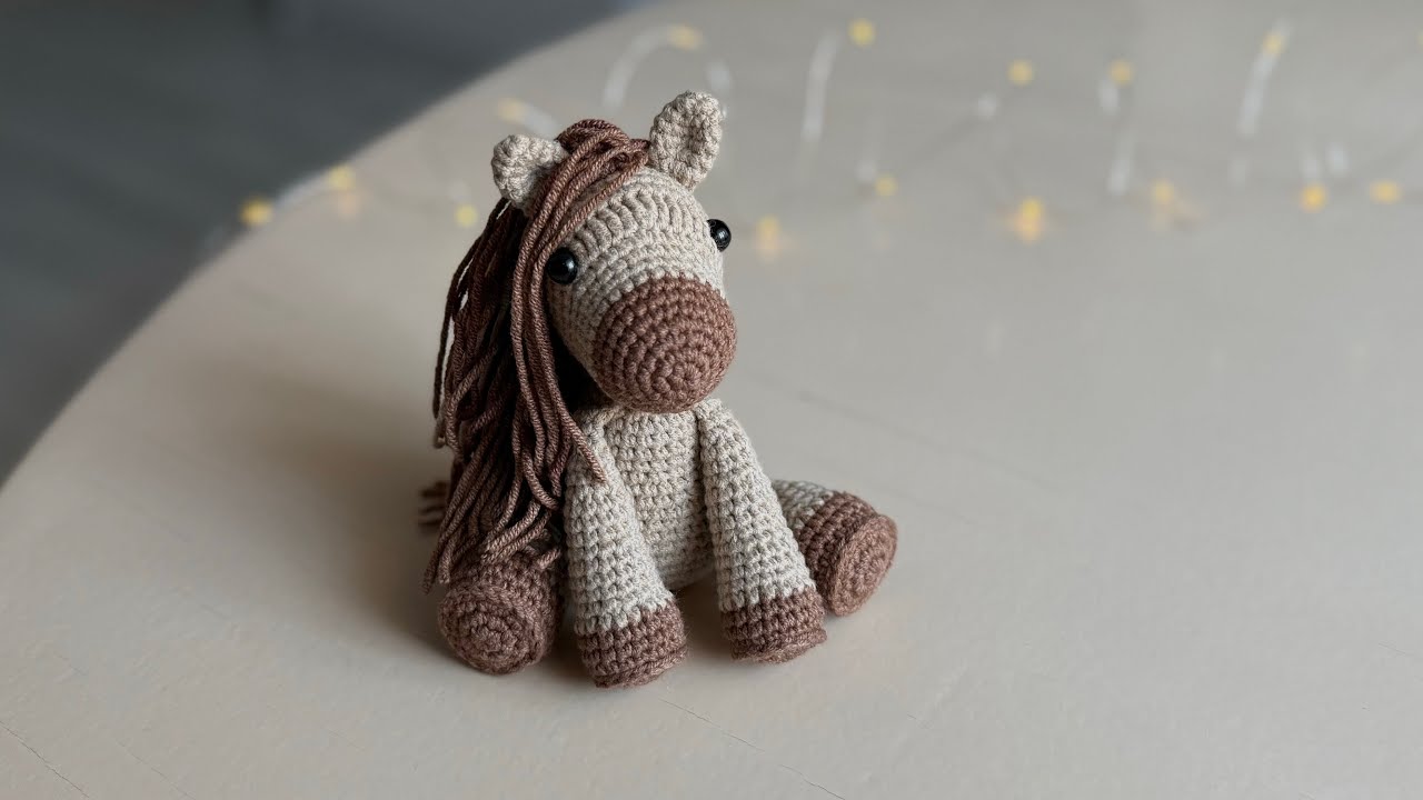 мастер-класс: вязание крючком ЛОШАДКИ по мотивам моей выкройки ЕДИНОРОГА, часть 1 (тело)