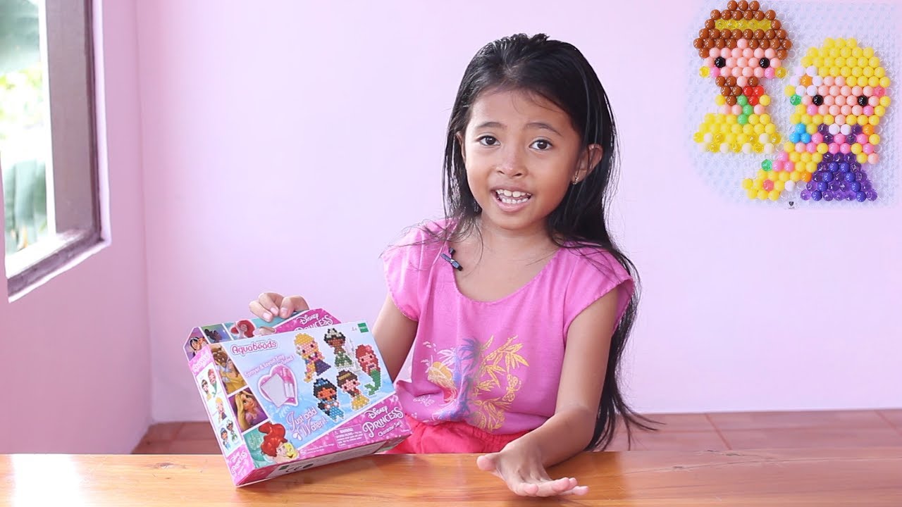 Unboxing Mainan Anak Disney Princess Aquabeads Kids Toys