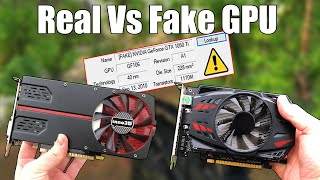 Fake Graphics Card Vs Real Graphics Card - How Much Performance Difference Is There?