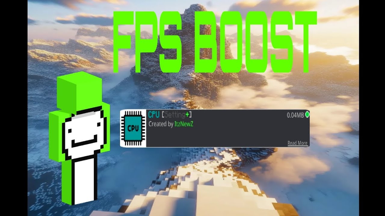 CPU [ settings+] FPS Boost - YouTube