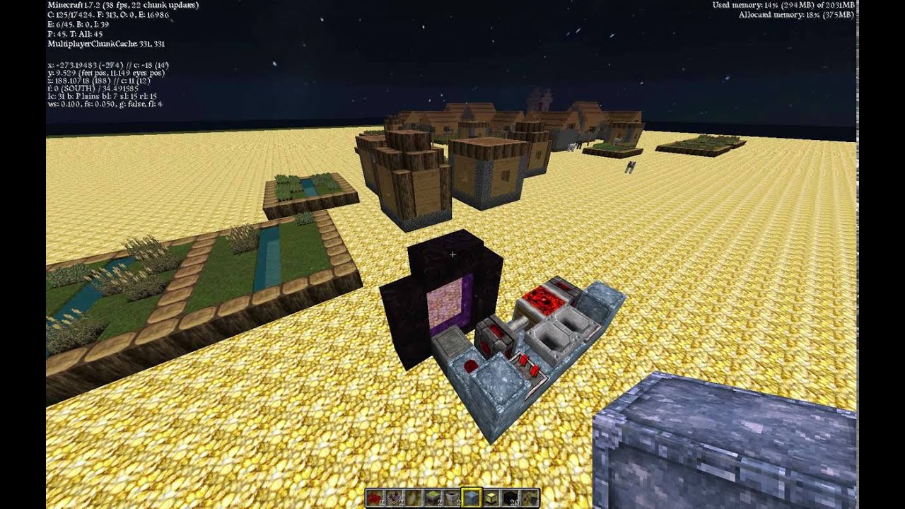 Minecraft Tutorial: Cross-dimensional Beacons 1.7.2, 1.7.3, and 1.7.4