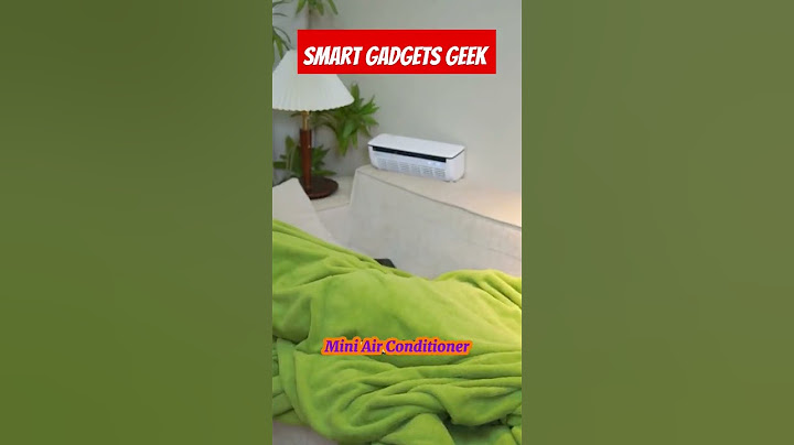 Mini Portable Air Conditioner... Fresh and Cool Air with Electricity Saving#gadgets