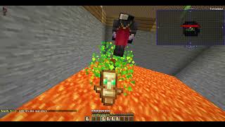 Minecraft but the no hit delay plugin is installed and i have lots of totems