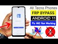 All Tecno Mobile Remove Google Account/FRP Lock || Android 11 (New Method Without PC) 2022