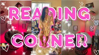 Building a COZY READING ROOM📖✨💌 Build my dream reading corner with me! #reading #books #booktube