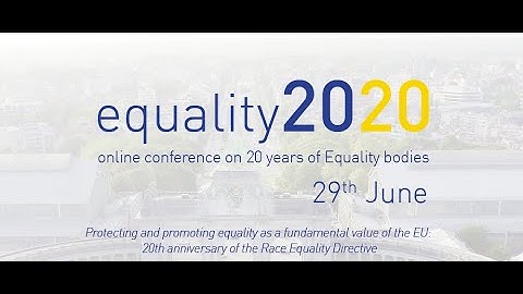 2000-2020: 20 years of Equality in Europe
