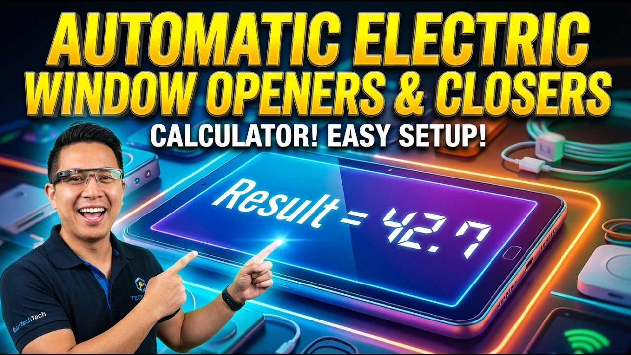 Automatic Electric Window Openers & Closers - YouTube