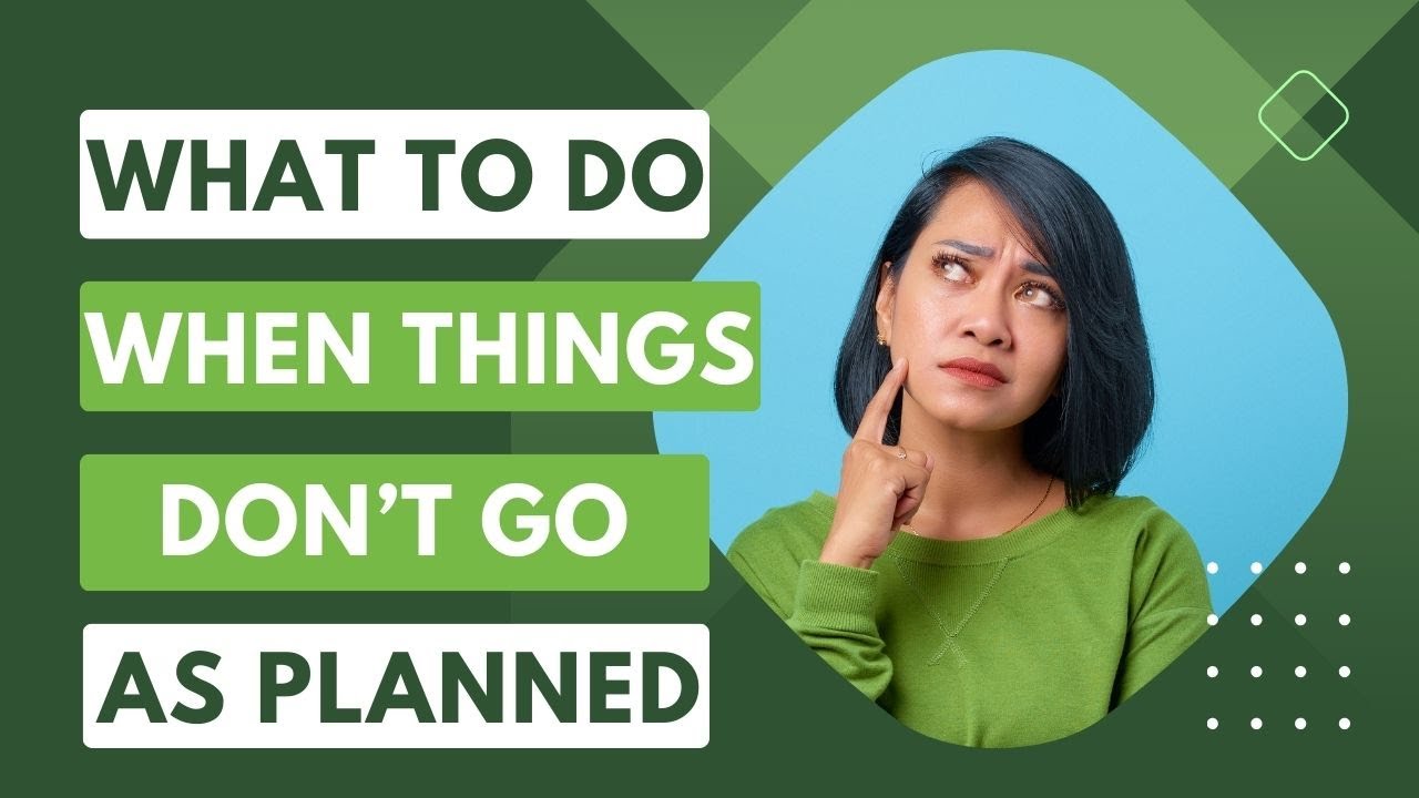 What To Do When Things Don't Go As Planned | Brainy Bluff |# ...