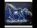 Running Horse Easy Abstract Painting On Canvas Short Video 