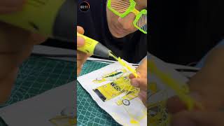 3D Pen DIY 😘 tutorial- Doremon #shorts screenshot 1