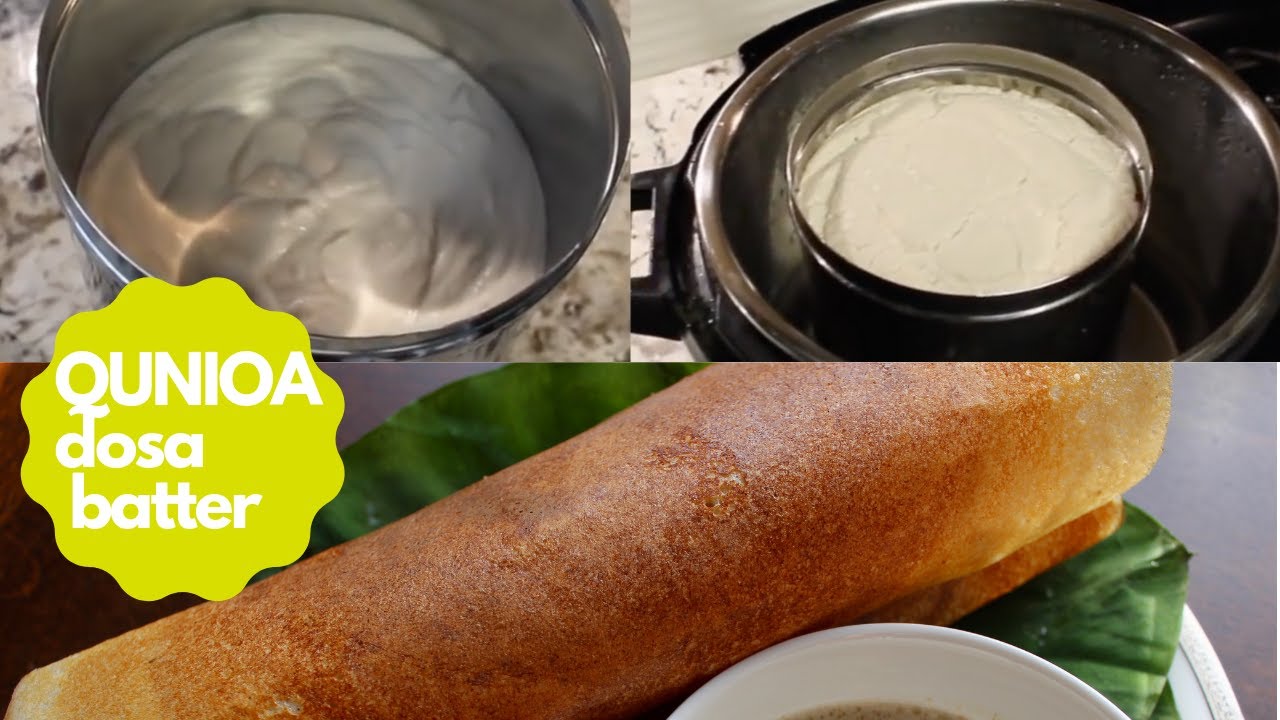 Quinoa Dosa batter + How to make perfect dosa | Episode 18