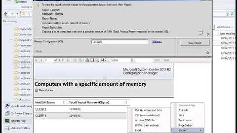 Pull Hardware Inventory Reports from SCCM 2012 R2 - Step by Step