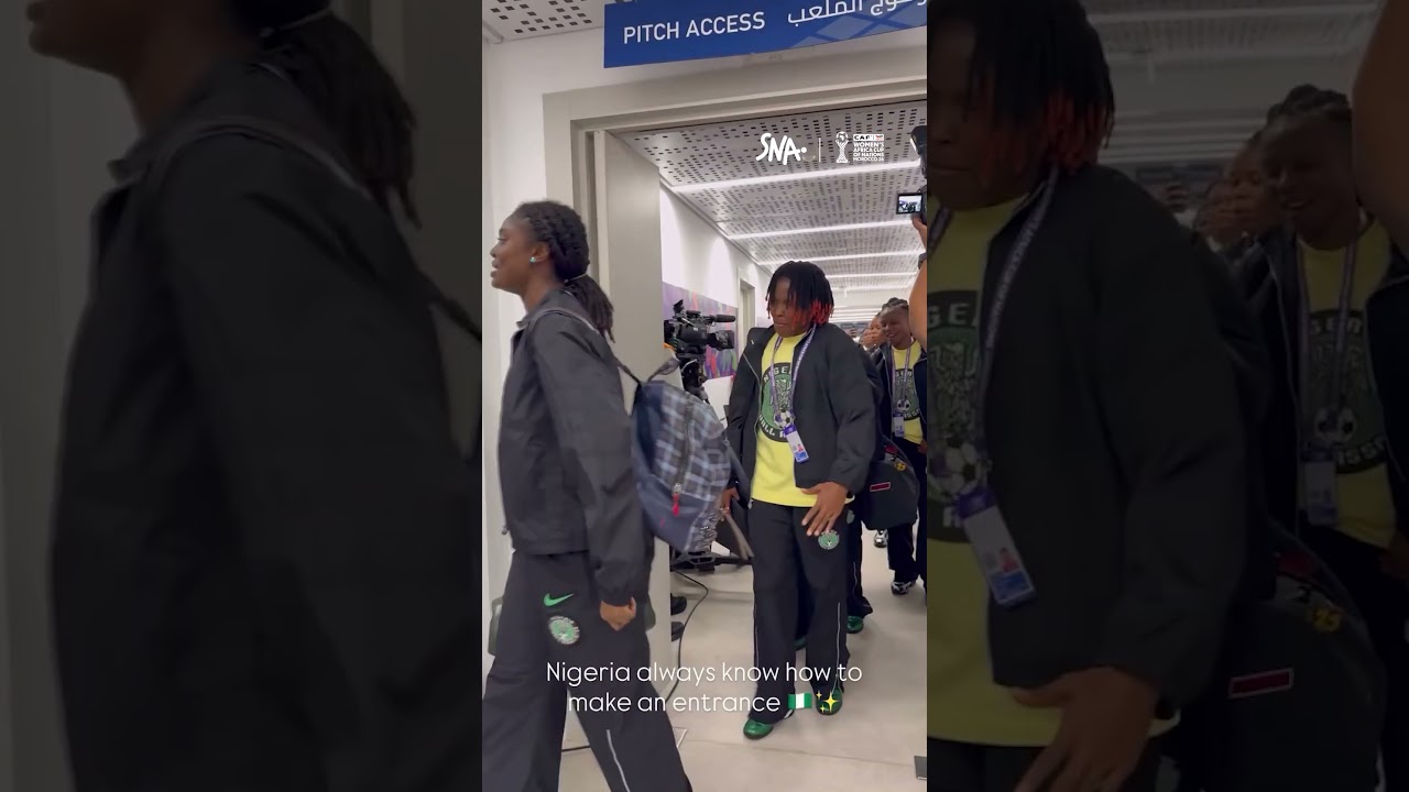 🇳🇬 La bonne vibe est déjà au rendez-vous à l’arrivée des Super Falcons ! 🎶