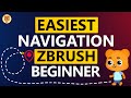 Easiest Zbrush Navigation for Beginners by Brown Bear Animation✌#1