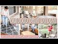 Inside  outside home refresh  clean with me 2024  coffee table diy  patio deep cleaning