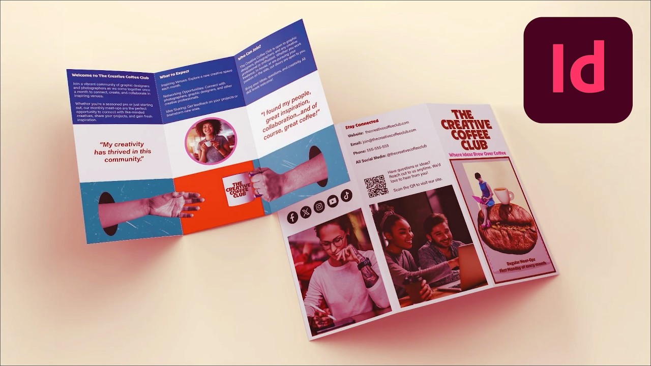 How to Make a Brochure in Adobe InDesign - YouTube