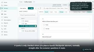 16. Quotas | Metalytiq Survey Cloud training