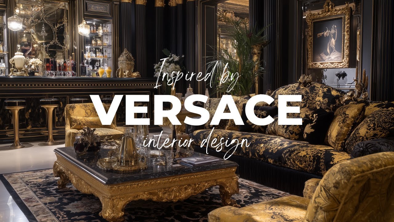 Дизайн интерьера в стиле Versace: откройте для себя душу итальянской роскоши [4K]