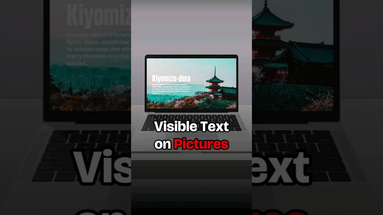 Visible texts on any picture๐๐#powerpointpresentation #powerpoint #powerpointanimation