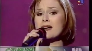 Video thumbnail of "Mălina Olinescu - Tăcerea doare (Finala Eurovision România 2003)"