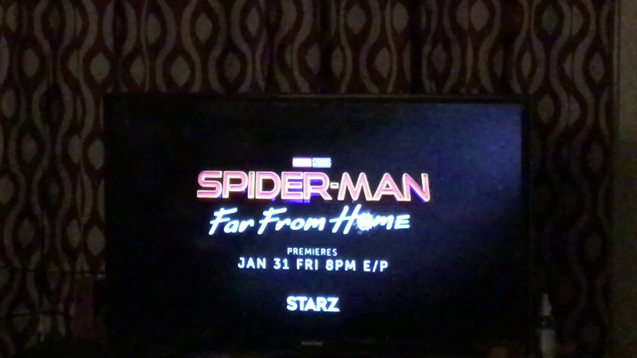Starz - Marvel's Spider-Man: Far From Home Promo (August 1789-April 1