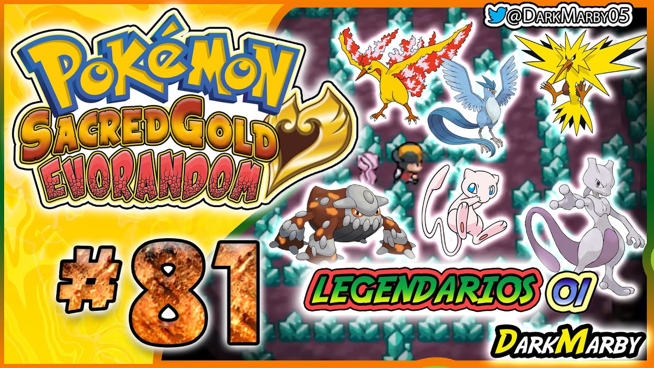 Pokémon Sacred Gold Evorandom 81 ESPECIAL LEGENDARIOS 01 YouTube