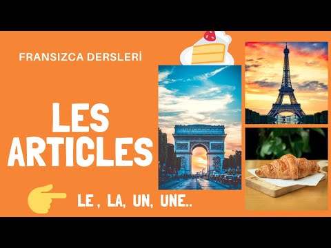 Fransızca Dersleri 11: Les Articles, Tanımlıklar 💥|  Fransızca Öğreniyorum