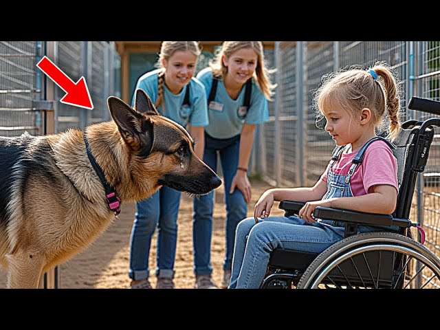 Paralyzed Little Girl Visits Shelter—What This Aggressive German Shepherd  Did Next Shocked Everyone! - YouTube