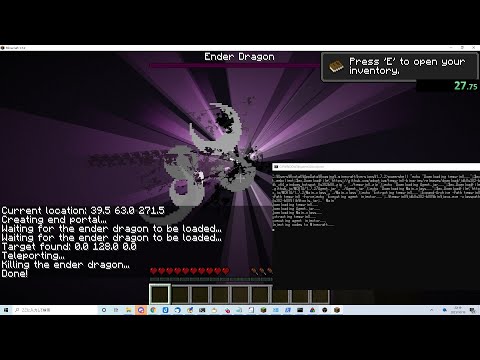 Minecraft speedrun Any% ACE (Arbitrary Code Execution) 00:00:37.130