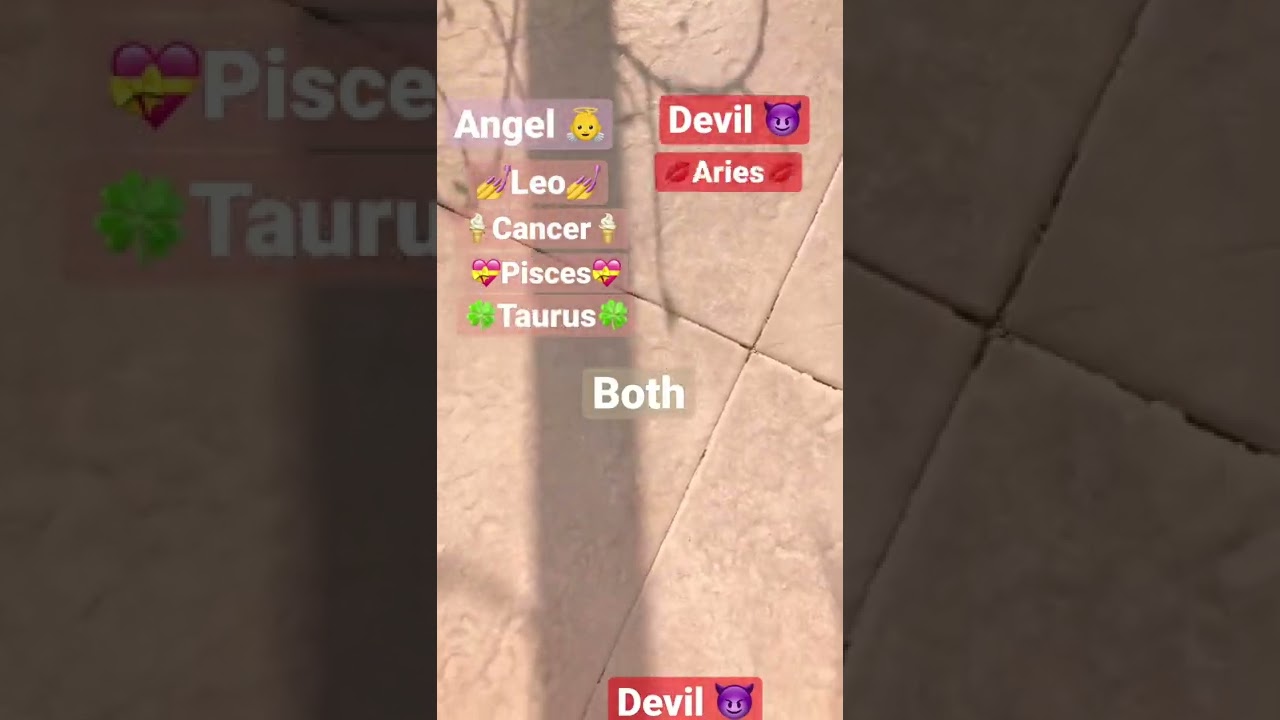 Is your zodiac sign devil or angel… or both? 💎🌸