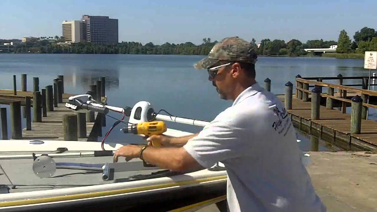 How To Install 3 Inch Rise Bow Mount Capt Tim Fey Dig In Shallow