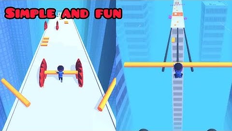 Roof Rails 🤳 Gameplay Walkthrough Level 1-10