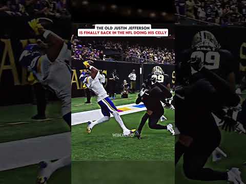The Old Justin Jefferson Is Finally Back In The NFL Doing His Celly #shorts