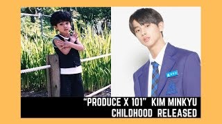 “Produce X 101” Kim MinKyu Childhood Released